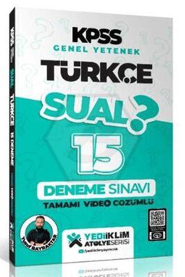 KPSS Genel Yetenek Sual Türkçe Tamamı Video Çözümlü 15 Deneme