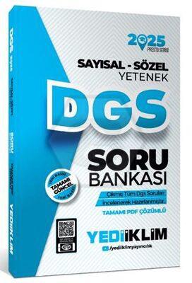 2025 DGS Prestij Serisi Sayısal-Sözel Yetenek Tamamı PDF Çözümlü Soru Bankası