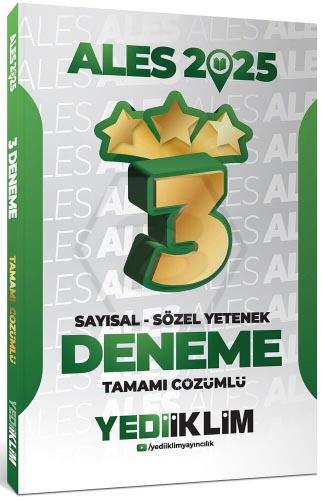 2025 ALES Sayısal Sözel Yetenek Tamamı Çözümlü 3 Yıldız Deneme