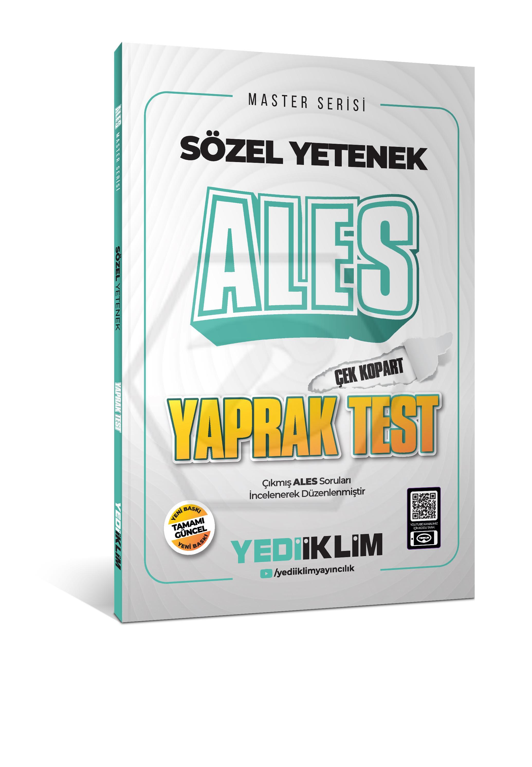 2026 Ales Sözel Yetenek Çek Kopart Yaprak Test