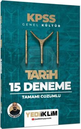 KPSS Genel Kültür Tarih Tamamı Çözümlü 15 Deneme