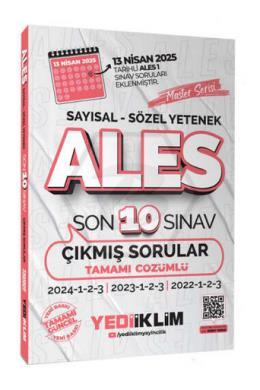 2026 ALES Master Serisi Sayısal - Sözel Yetenek Tamamı Çözümlü Son 10 Sınav Çıkmış Sorular