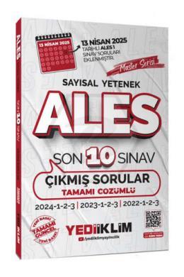 2026 ALES Master Serisi Sayısal Yetenek Tamamı Çözümlü Son 10 Sınav Çıkmış Sorular