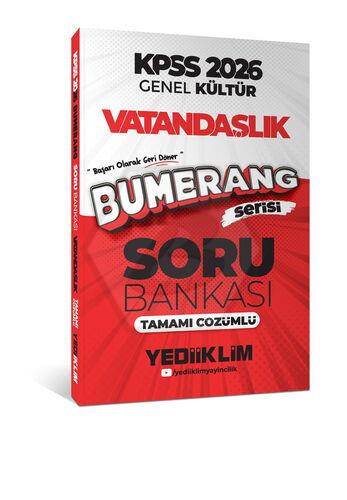 2026 KPSS Genel Kültür Bumerang Vatandaşlık Tamamı Çözümlü Soru Bankası