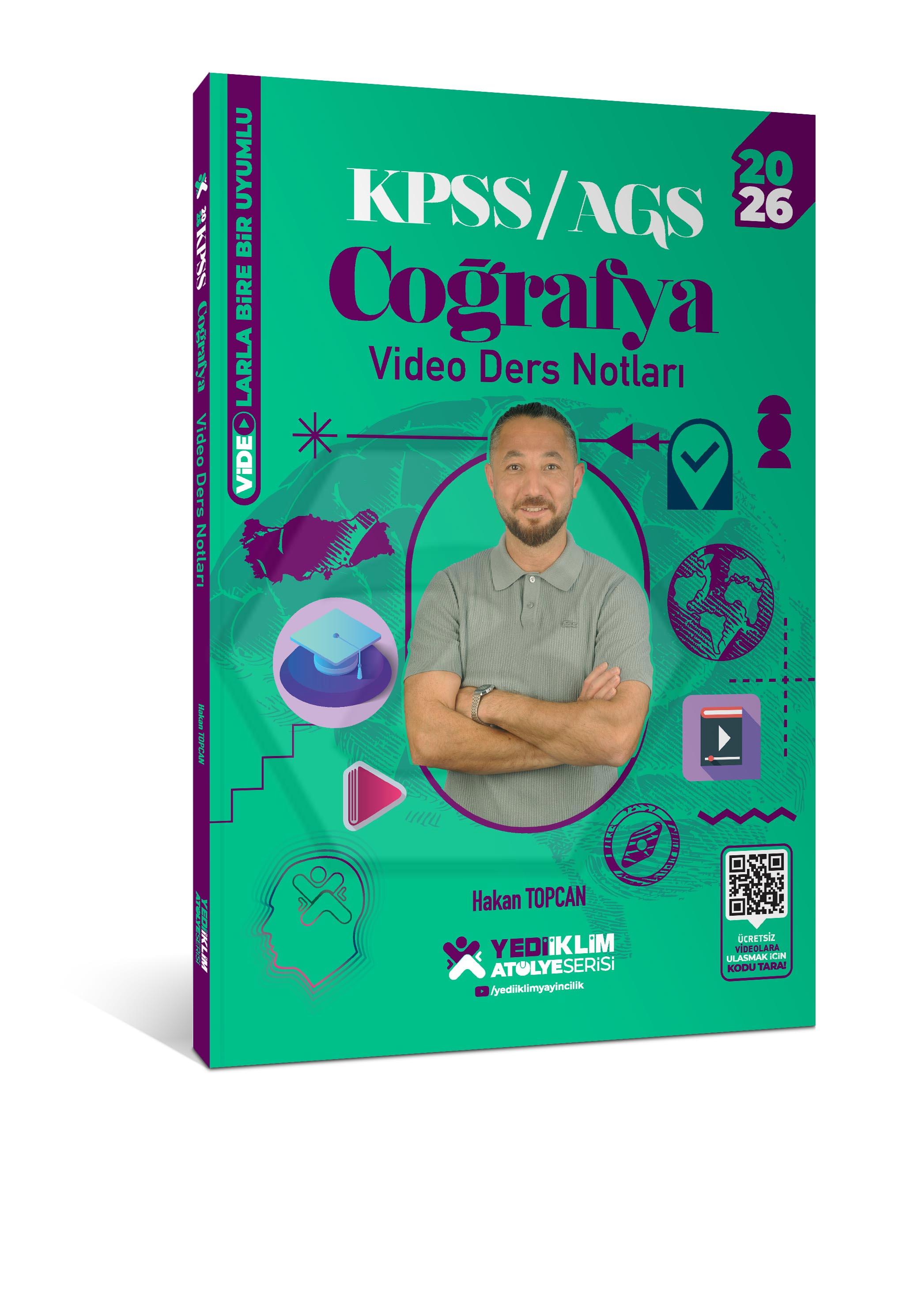 2026 KPSS Atölye Genel Kültür Coğrafya Video Ders Notları