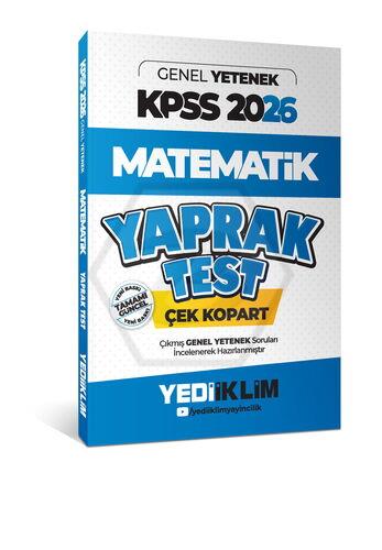 2026 KPSS Genel Yetenek Matematik Çek Kopart Yaprak Test