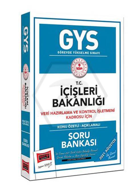 GYS İçişleri Bakanlığı Veri Hazırlama ve Kontrol İşletmeni Kadrosu İçin Konu Özetli Soru Bankası