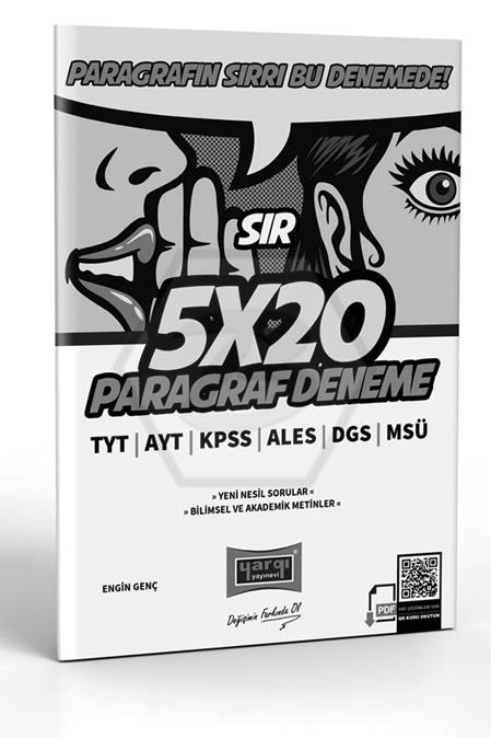 TYT-AYT-KPSS-ALES-DGS MSÜ Sır 5x20 Paragraf Deneme