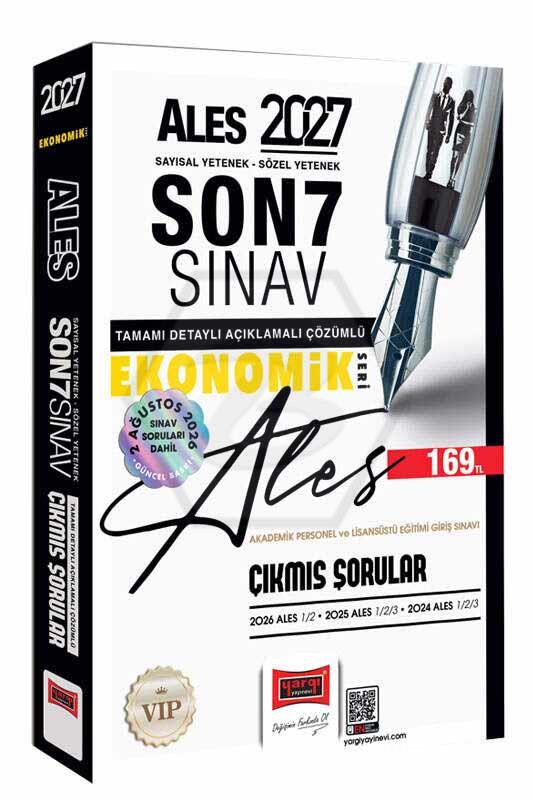 2027 ALES Sayısal-Sözel Yetenek Son 7 Sınav Çıkmış Sorular