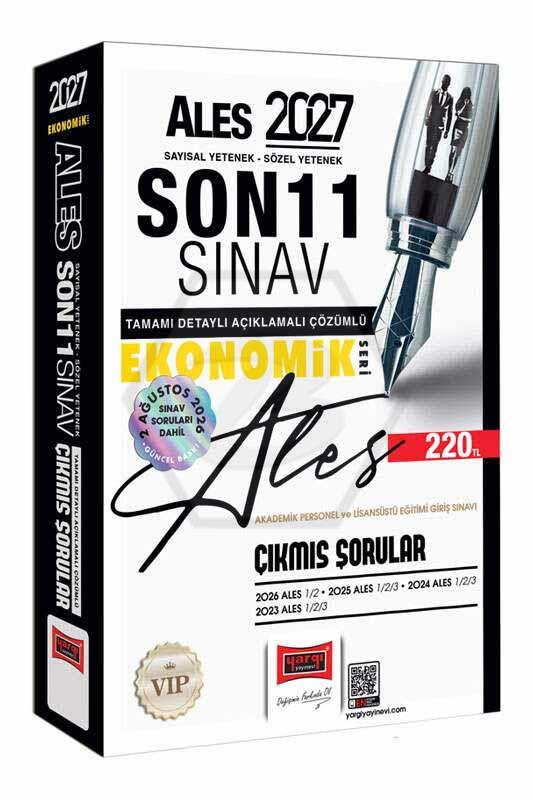 2027 ALES Sayısal-Sözel Yetenek Son 11 Sınav Çıkmış Sorular
