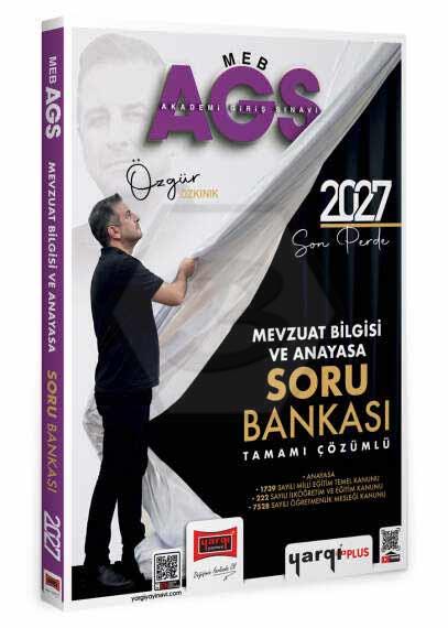 2027 MEB AGS Mevzuat Bilgisi ve Anayasa Tamamı Çözümlü Soru Bankası