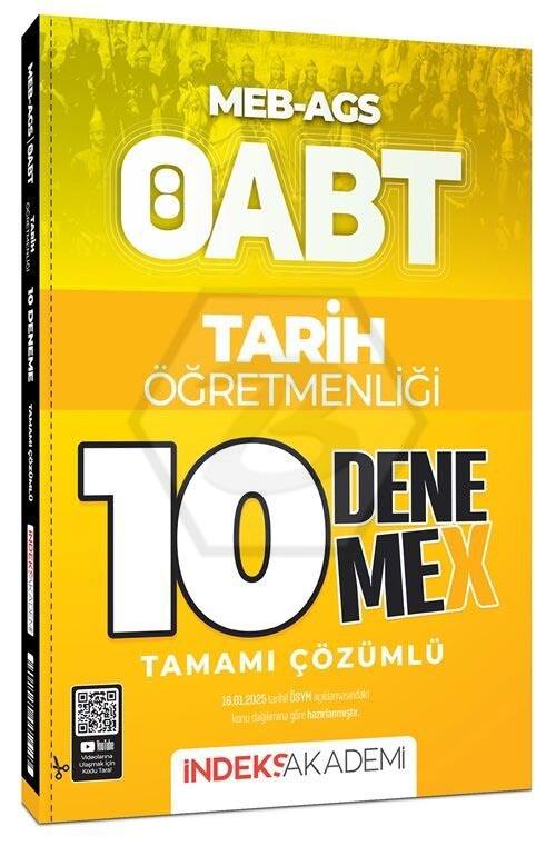 2026 ÖABT MEB-AGS Tarih Öğretmenliği 10 DenemeX Çözümlü
