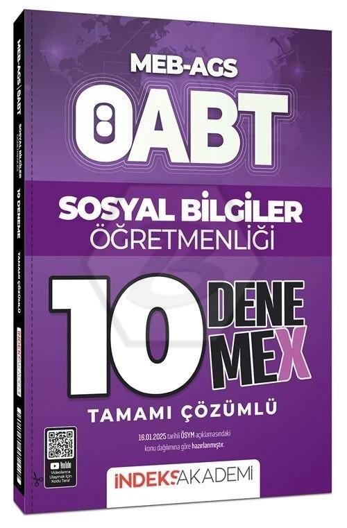 2026 ÖABT MEB-AGS Sosyal Bilgiler Öğretmenliği 10 DenemeX Çözümlü