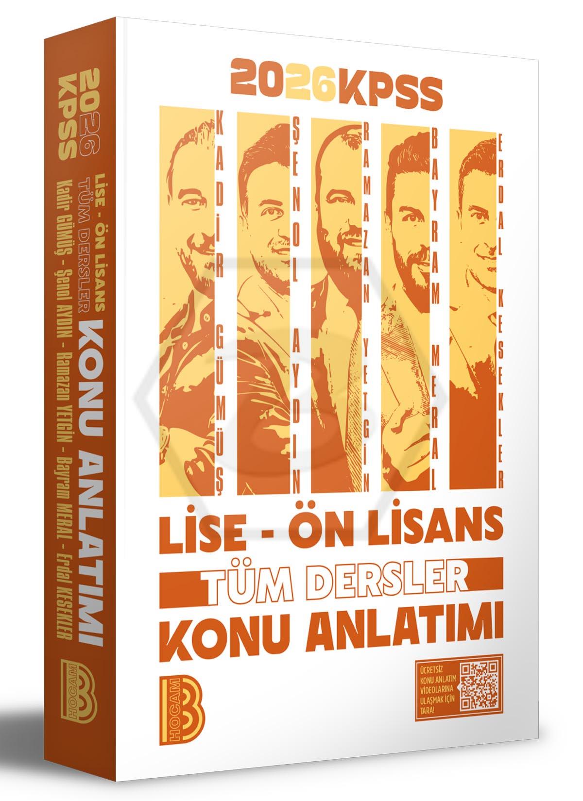 2026 KPSS Lise - Ön Lisans Tüm Dersler Konu Anlatımı