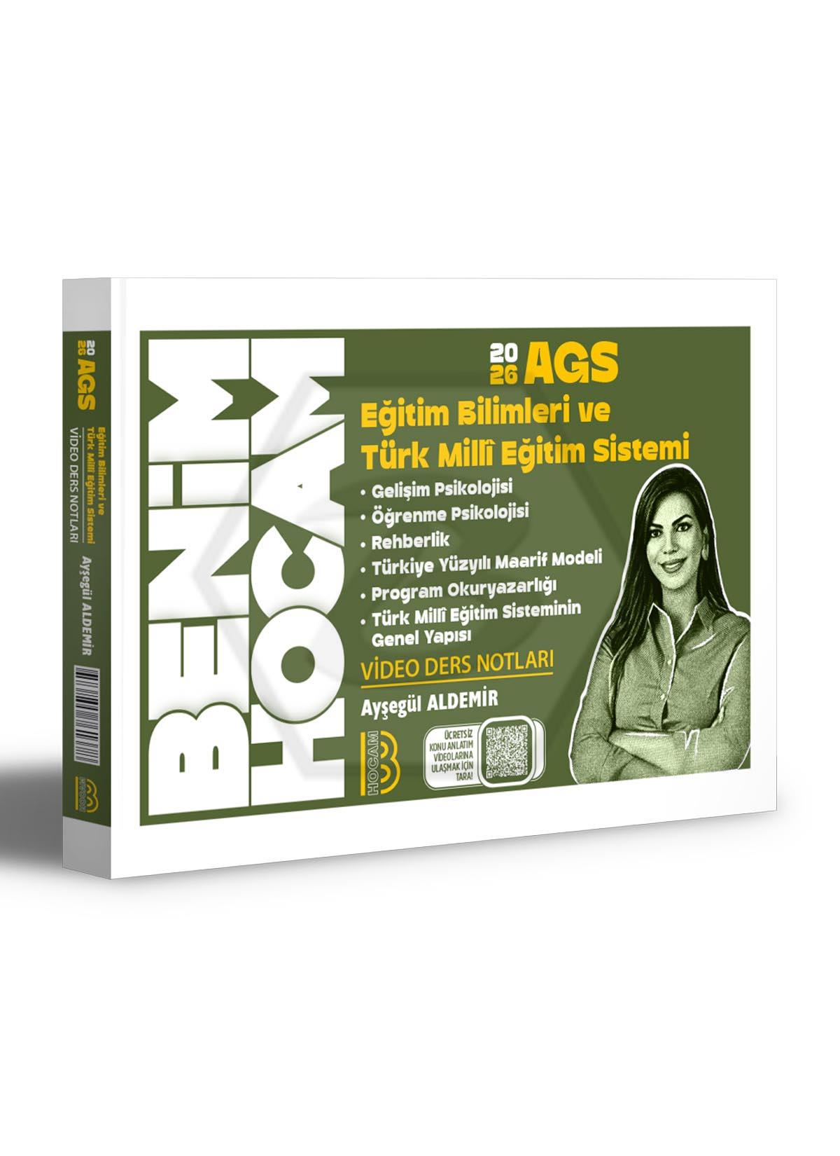 2026 AGS Eğitim Bilimleri ve Türk Milli Eğitim Sistemi Video Ders Notları