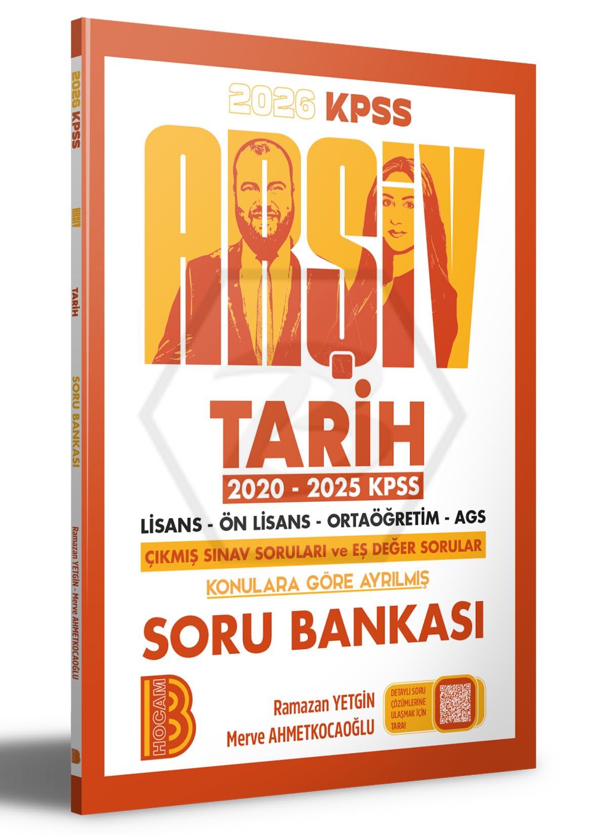 2026 KPSS ARŞİV Tarih Soru Bankası