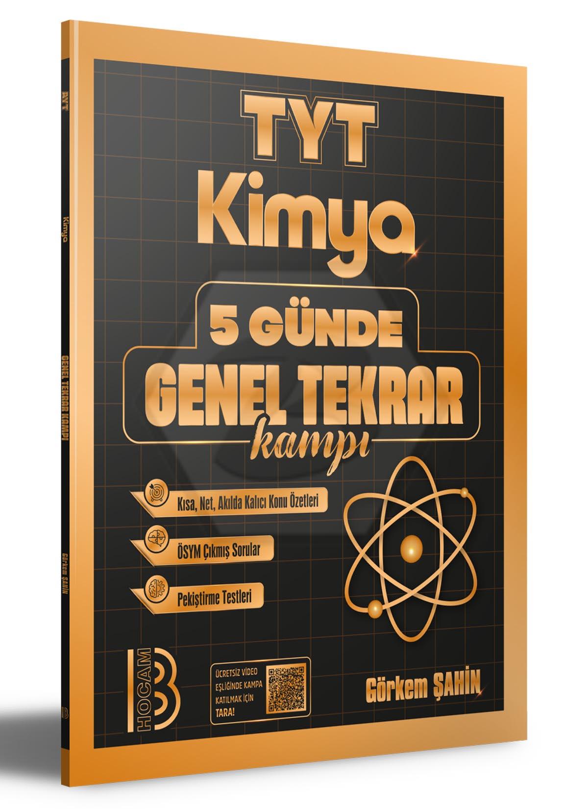 2026 TYT Kimya 5 Günde Genel Tekrar Kampı