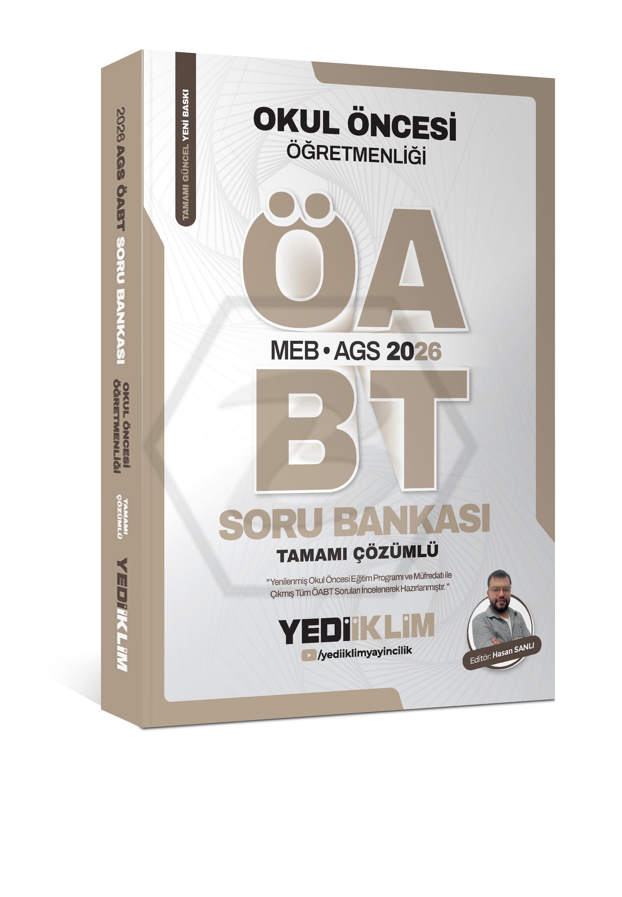2026 MEB AGS ÖABT Okul Öncesi Öğretmenliği Soru Bankası Tamamı Çözümlü