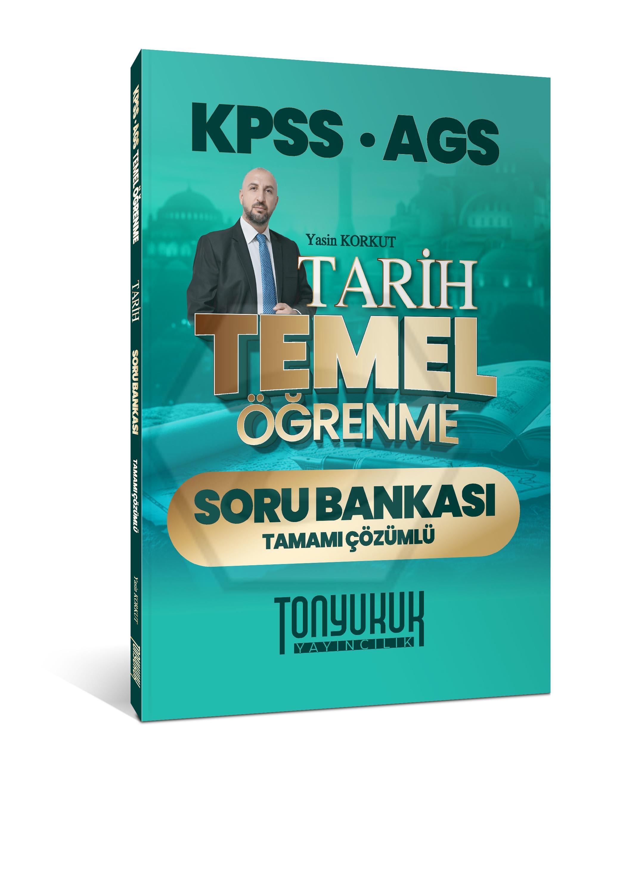 2026 KPSS AGS Tarih Temel Öğrenme Tamamı Çözümlü Soru Bankası