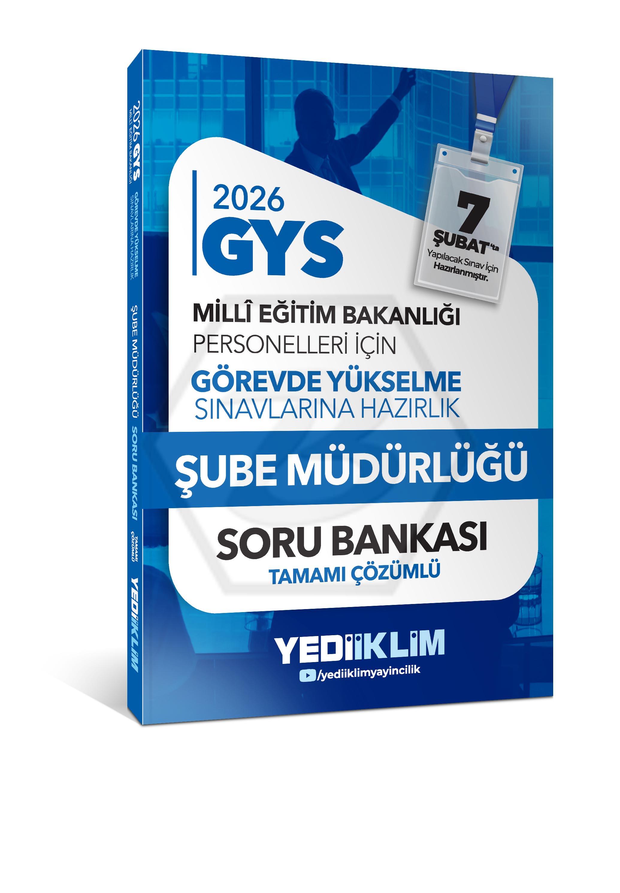 2026 MEB GYS Şube Müdürlüğü Tamamı Çözümlü Soru Bankası