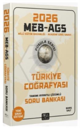 2026 MEB-AGS Türkiye Coğrafyası Soru Bankası Çözümlü Pusula Serisi