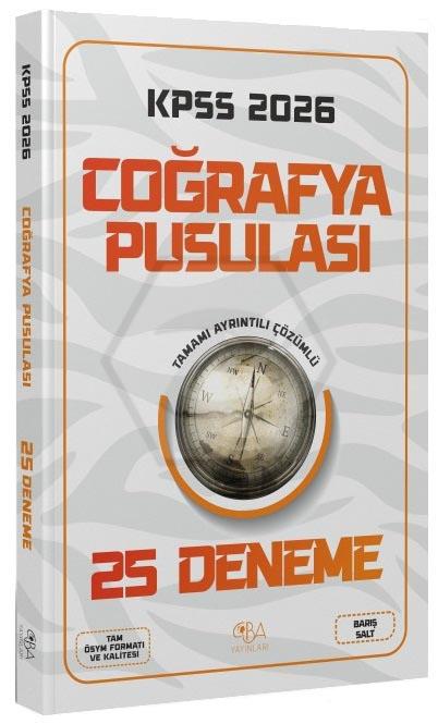 2026 KPSS Coğrafya Pusulası 25 Deneme Çözümlü