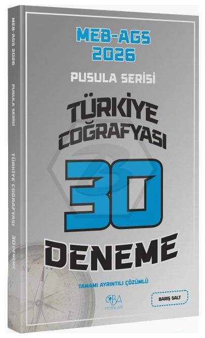 2026 MEB-AGS Türkiye Coğrafyası 30 Deneme Çözümlü Pusula Serisi