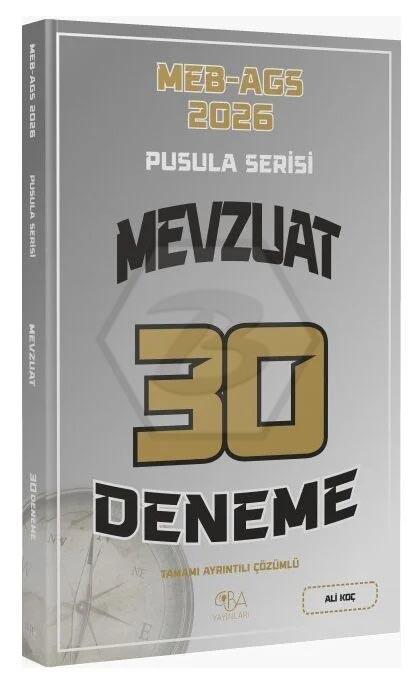 2026 MEB-AGS Mevzuat 30 Deneme Çözümlü Pusula Serisi