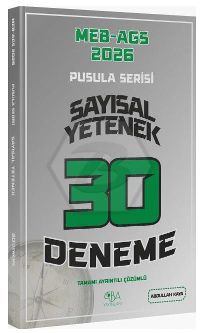 2026 MEB-AGS Sayısal Yetenek 30 Deneme Çözümlü Pusula Serisi
