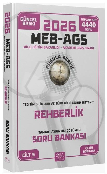 2026 MEB-AGS Eğitim Bilimleri Rehberlik Soru Bankası Çözümlü Pusula Serisi