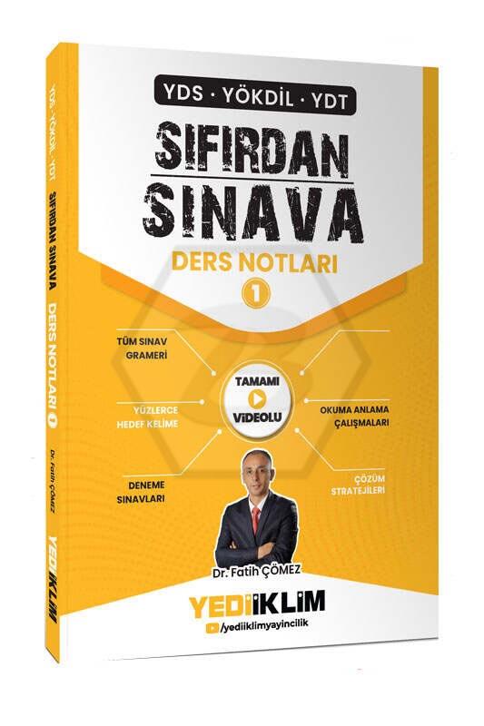 2026 YDS YÖKDİL YDT Sıfırdan Sınava Tamamı Videolu Ders Notları 1.Kitap