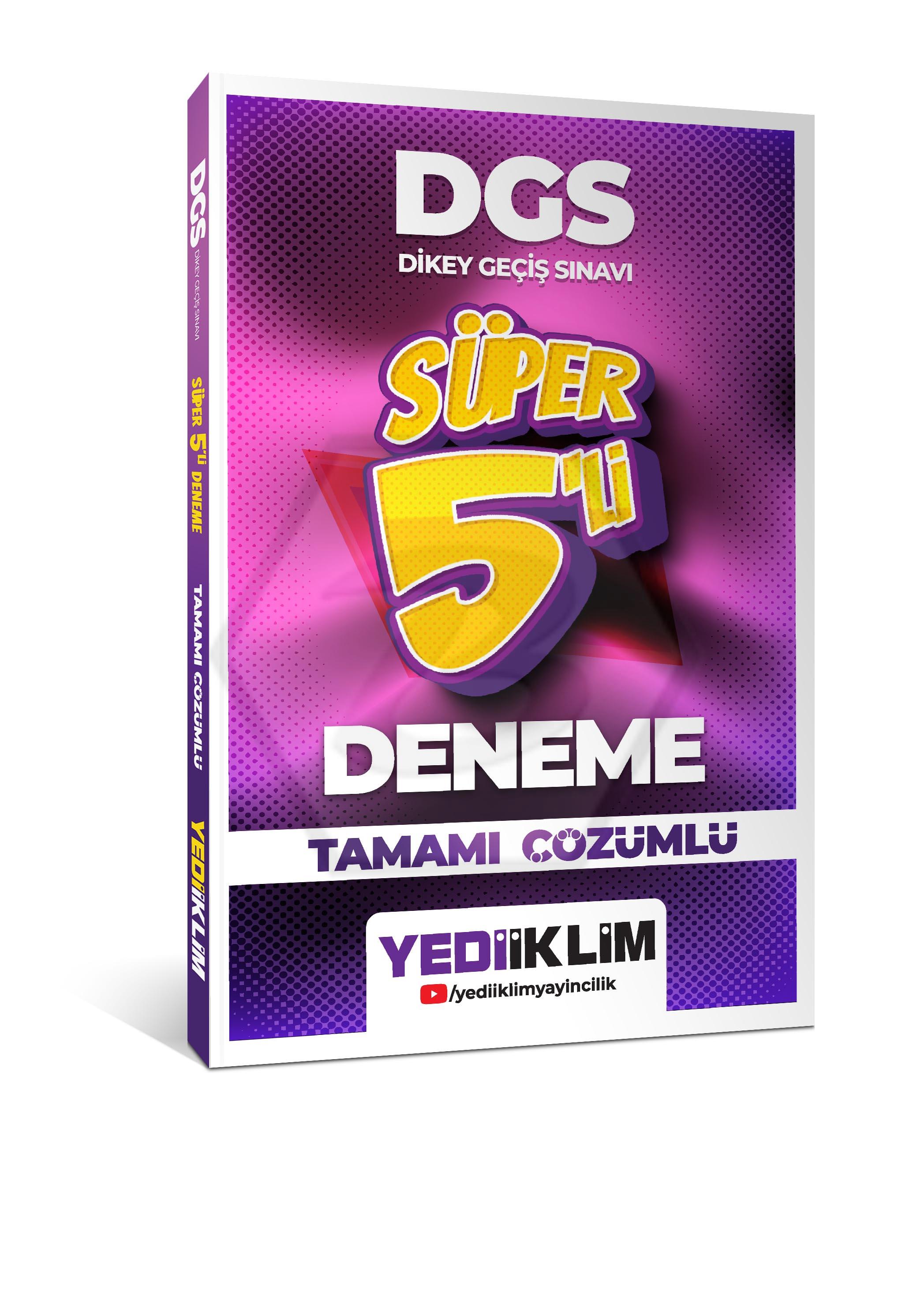 2026 DGS Tamamı Çözümlü Süper 5 li Deneme