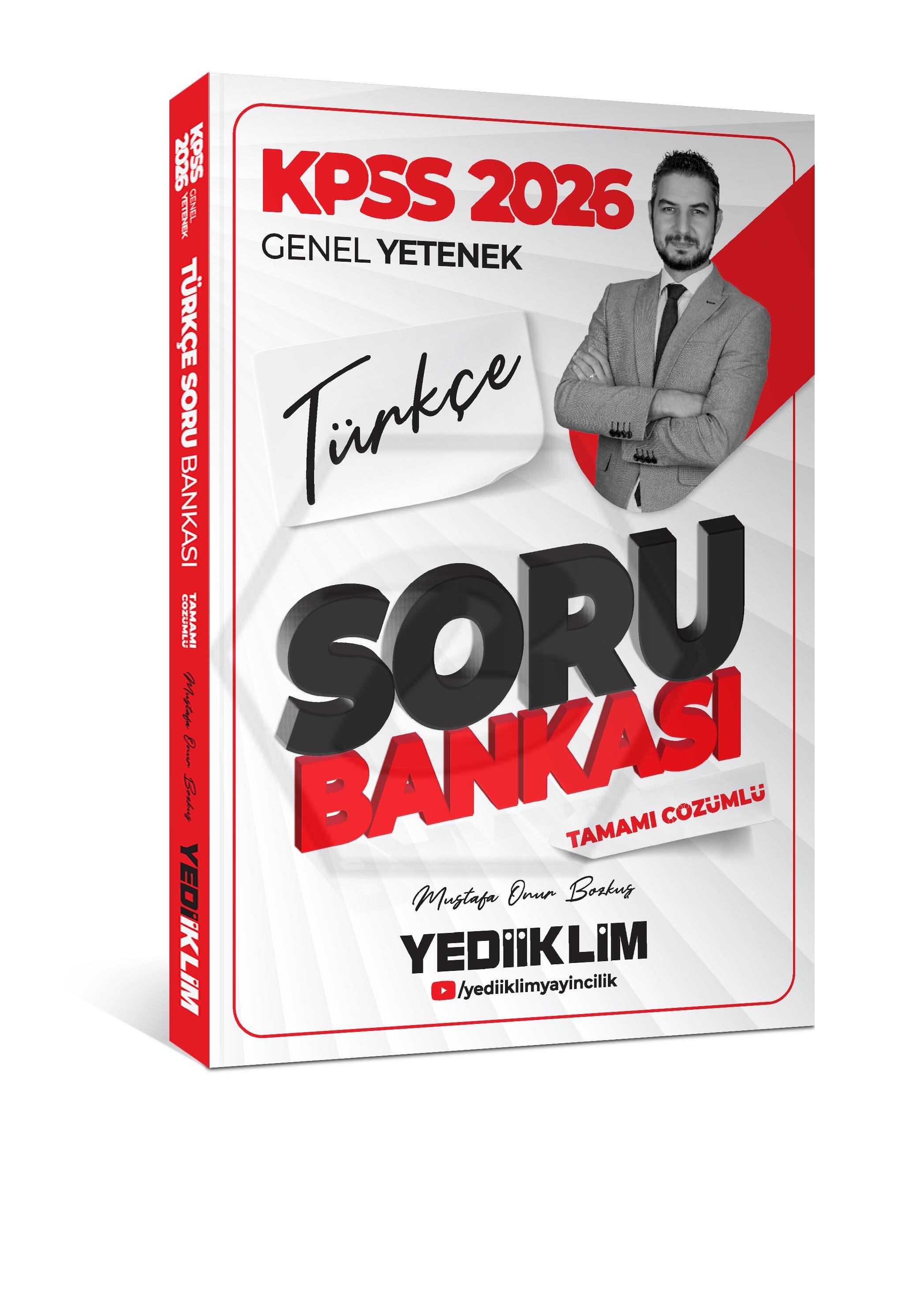 2026 KPSS Genel Yetenek Türkçe Tamamı Çözümlü Soru Bankası