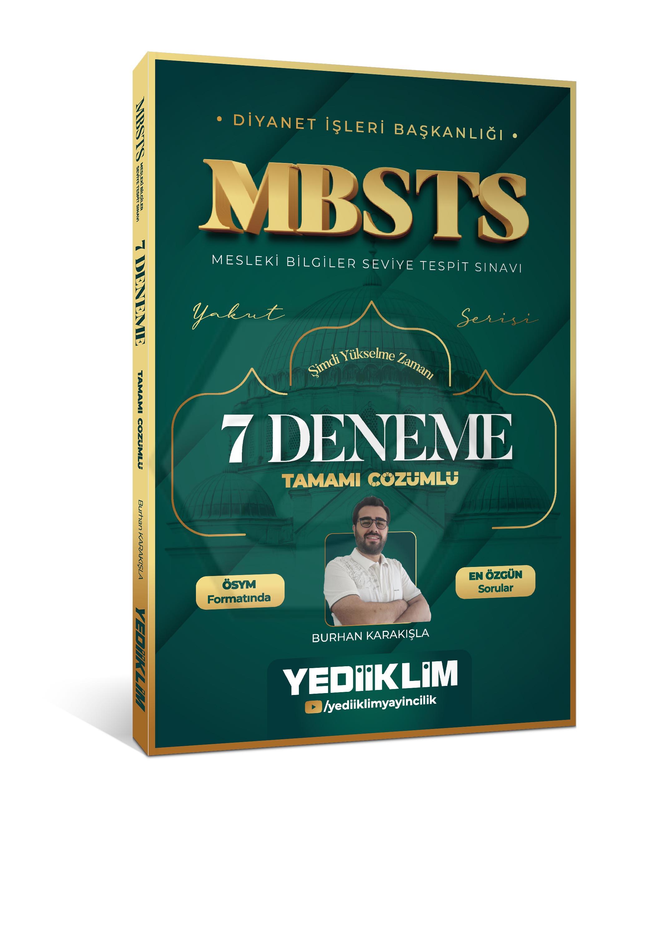 Diyanet İşleri Başkanlığı MBSTS Tamamı Çözümlü 7 Deneme