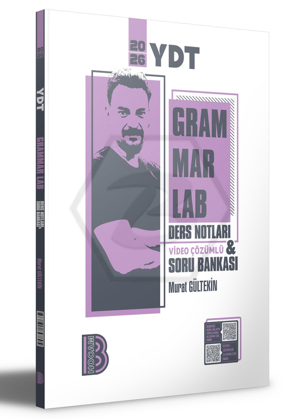 2026 YDT Grammar Lab Ders Notları ve Video Çözümlü Soru Bankası