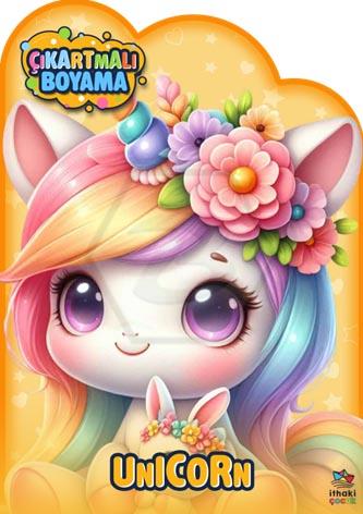 Unicorn Zamanı - Çıkartmalı Boyama Kitabı