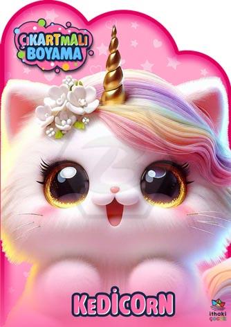 Kedicorn Zamanı - Çıkartmalı Boyama Kitabı