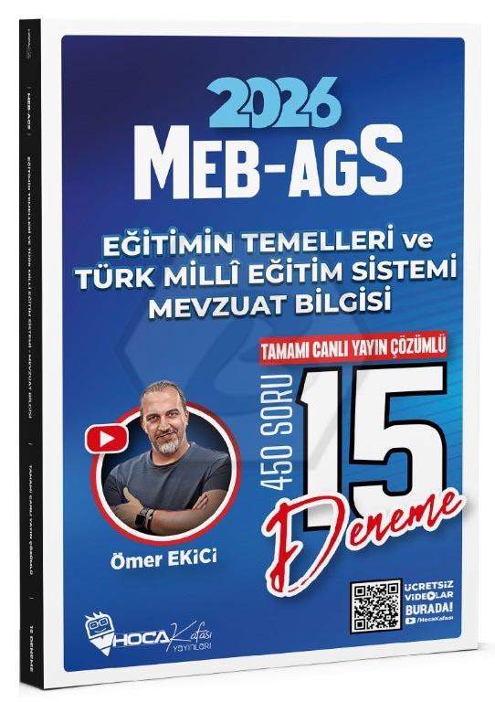 2026 MEB-AGS Eğitimin Temelleri ve Türk Milli Eğitim Sistemi, Mevzuat Bilgisi 15 Deneme Çözümlü