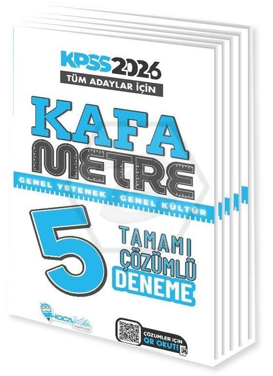 2026 KPSS Genel Yetenek Genel Kültür Kafametre 5 Deneme Çözümlü