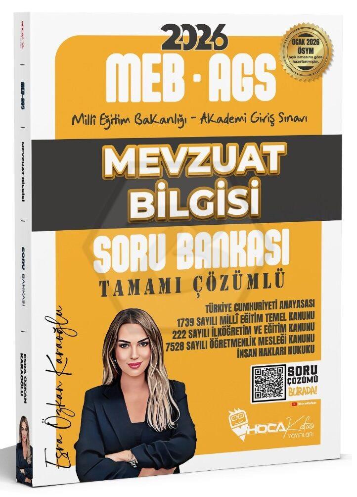 2026 MEB-AGS Mevzuat Bilgisi Soru Bankası Çözümlü