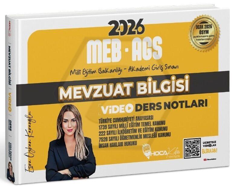 2026 MEB-AGS Mevzuat Bilgisi Video Ders Notları
