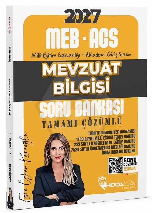 2027 MEB-AGS Mevzuat Bilgisi Soru Bankası Çözümlü