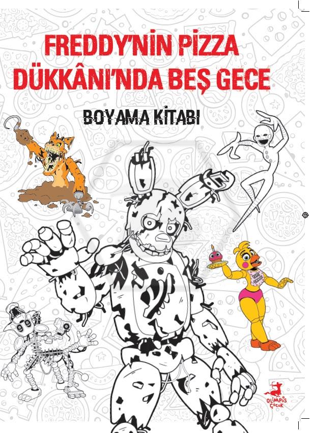 Freddy’nin Pizza Dükkanı’nda Beş Gece - Boyama Kitabı