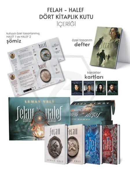 Halef ve Felah 4 Kitaplık Hediyeli Özel Kutu