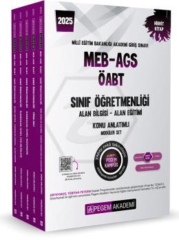 2025 MEB-AGS-ÖABT Sınıf Öğretmenliği Konu Anlatımlı Set (5 Kitap)