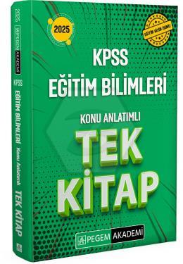 2025 KPSS Eğitim Bilimleri Konu Anlatımlı Tek Kitap