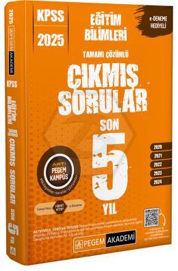 2025 KPSS Eğitim Bilimler Tamamı Çözümlü Çıkmış Sorular Son 5 Sınav