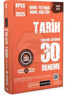 2025 KPSS Genel Yetenek Genel Kültür Tarih Tamamı Çözümlü 30 Deneme