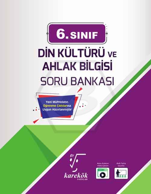  6.Sınıf Din Kültürü ve Ahlak Bilgisi Soru Bankası