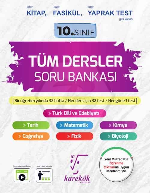  10.Sınıf Tüm Dersler Soru Bankası